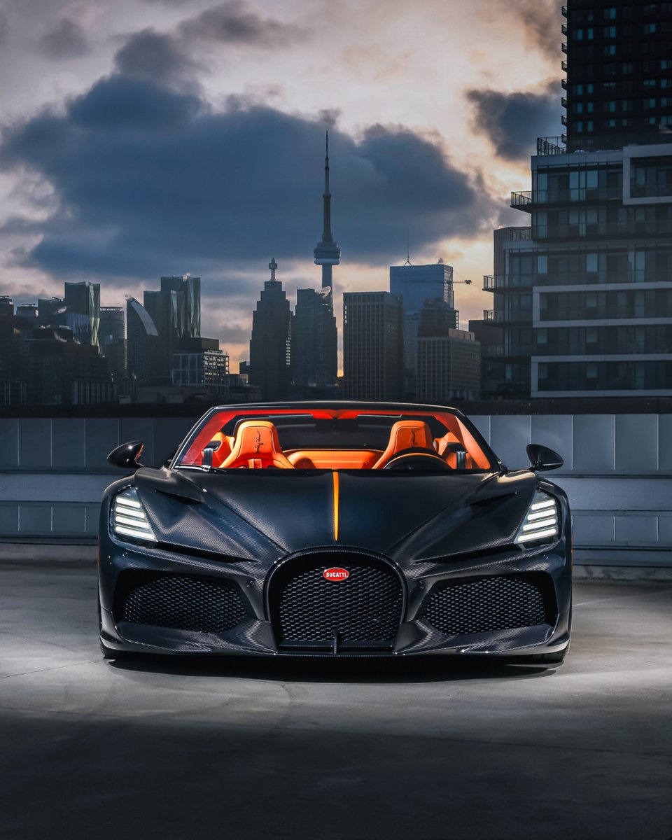Bugatti's tweet photo. A roadster that marks the end of an era and begins as a blank canvas.

The BUGATTI MISTRAL, the definitive open-top expression of the W16 era, shaped entirely by personal vision.

#BUGATTI #MISTRAL
– 
WLTP: https://t.co/mCEE0ghyaw https://t.co/djkMCCqP5i
