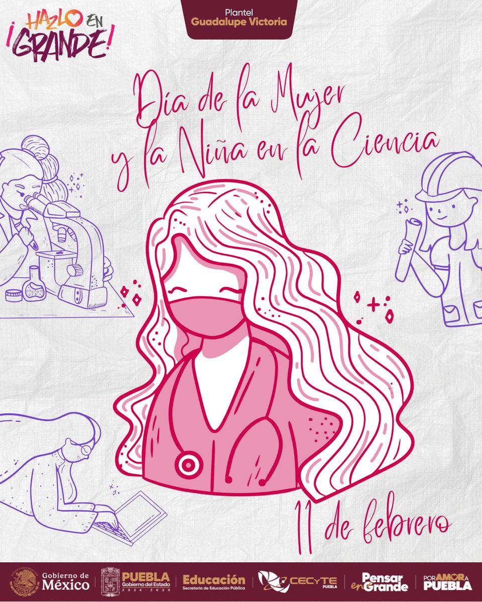 GvCecyte's tweet photo. Dato: Menos del 30% de los investigadores en el mundo son mujeres. 📉 Pero las que están, ¡la están rompiendo! Necesitamos más mentes críticas, más programadoras, más biólogas y más ingenieras.

#PorAmorAPuebla #PensarEnGrande #CECyTEPuebla #HazloEnGrande https://t.co/JZOwVSwqqO