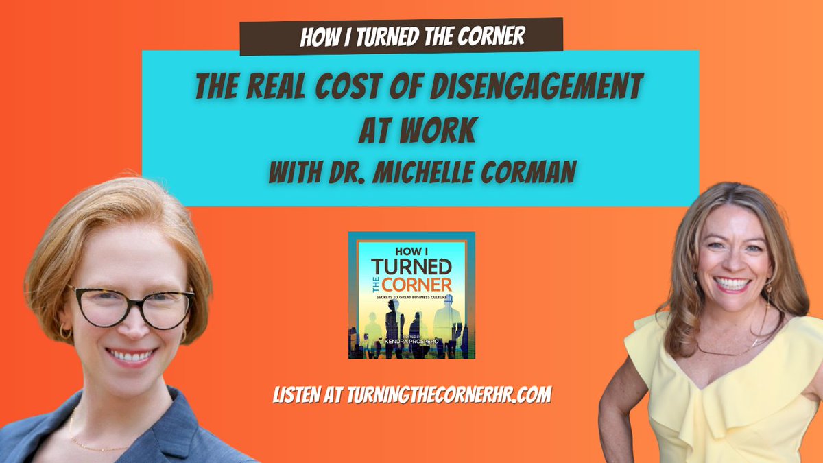 Employee experience ≠ soft stuff.
It’s a bottom-line strategy.

New podcast episode with Dr. Michelle Corman on data, recognition, and retention.

#Leadership #HR #EmployeeExperience

turningthecornerhr.com/blog/2026/02/1…