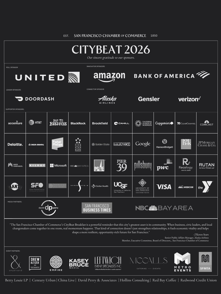 San Francisco Chamber of Commerce tweet media