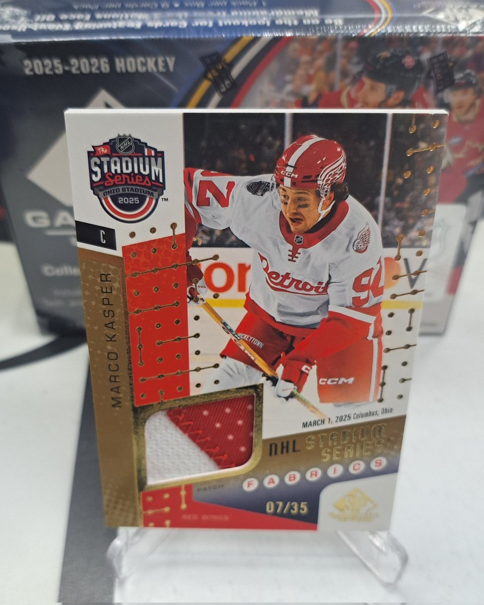 RedNailsII's tweet image. Release day hits from 2025/26 @UpperDeckSports Game Used hockey. @CardPurchaser