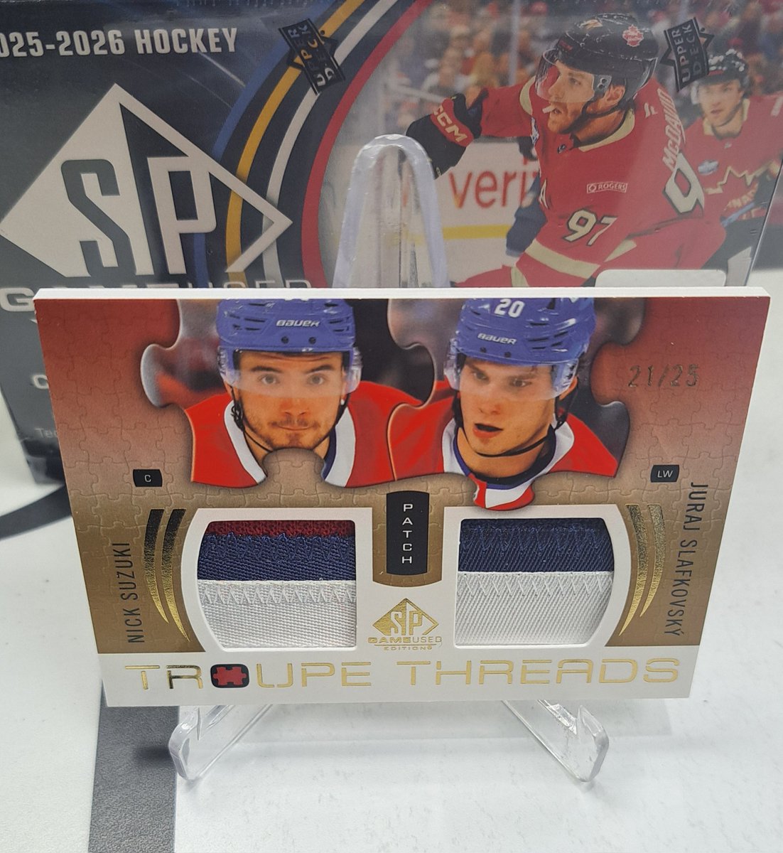RedNailsII's tweet image. Release day hits from 2025/26 @UpperDeckSports Game Used hockey. @CardPurchaser