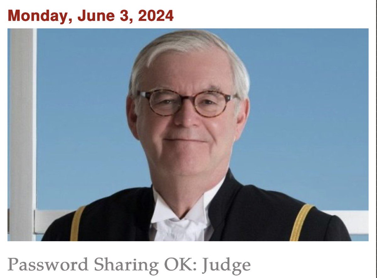 hollyanndoan's tweet image. Worth republishing. 

(No paywall) blacklocks.ca/password-shari…

@FedCourt_CAN_en #CopyrightAct