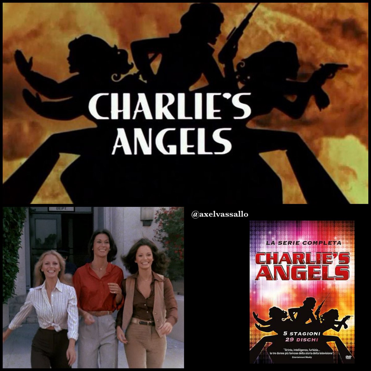axelvassallo's tweet photo. “ C'erano una volta tre ragazze che frequentavano l'Accademia di Polizia…” così cinquant’anni fa iniziavano gli episodi di una delle serie più iconiche della Tv: #CharliesAngels. 

Passano gli anni e da quell’idea originale di #IvanGoff e #BenRoberts, il cinema regala 
a noi tre lungometraggi.

Ora #LosAngeles si prepara ad ospitare la reunion del cast più importante di questo show al @paleycenter il prossimo 6 Aprile.

Saranno ospiti: #Katejackson che portò sullo schermo l’investigatrice Sabrina Duncan , #CherylLadd che dalla seconda stagione interpretò 
Kris Munroe e #JaclynSmith che diede il volto all’unico angelo presente nelle cinque stagioni 
dello show, Kelly Garrett.

Sarà un occasione “dorata” per 
i fan della serie di rivederle 
insieme on stage.

Che ne dite andiamo?
