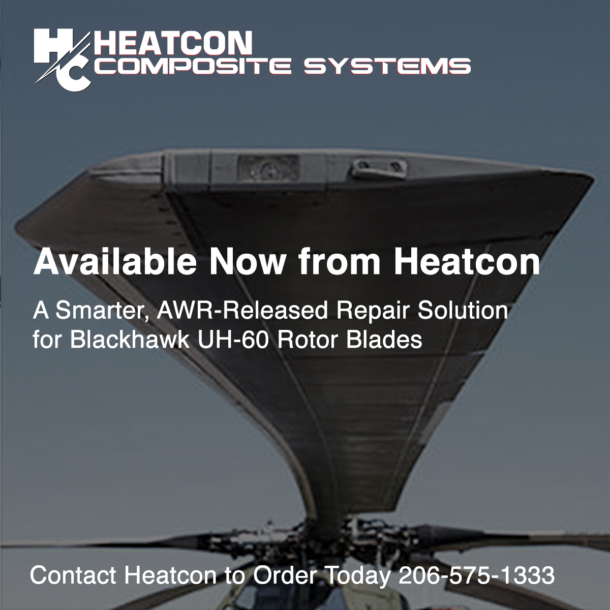Heatcon Composite Systems now offers 3M™ UH-60 Rotor Blade Repair Kits, designed for quick, reliable leading edge repairs.

#HEATCON #3M #3MProtectiveTape #UH60 #AviationMaintenance #Aerospace #Military #Defense #BlackHawk