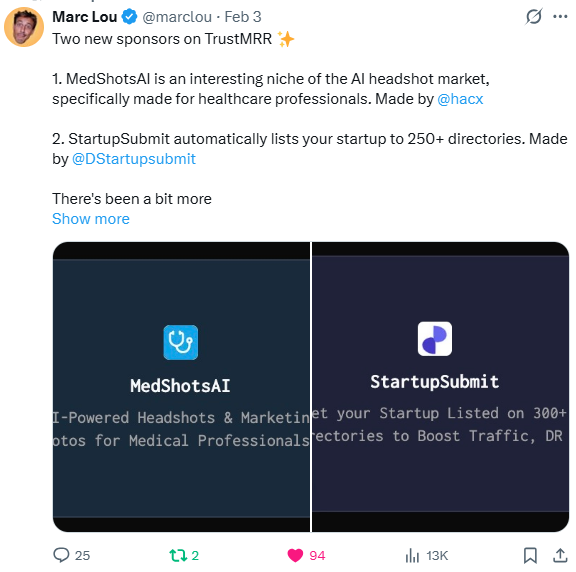 Danish @ StartupSubmit tweet media