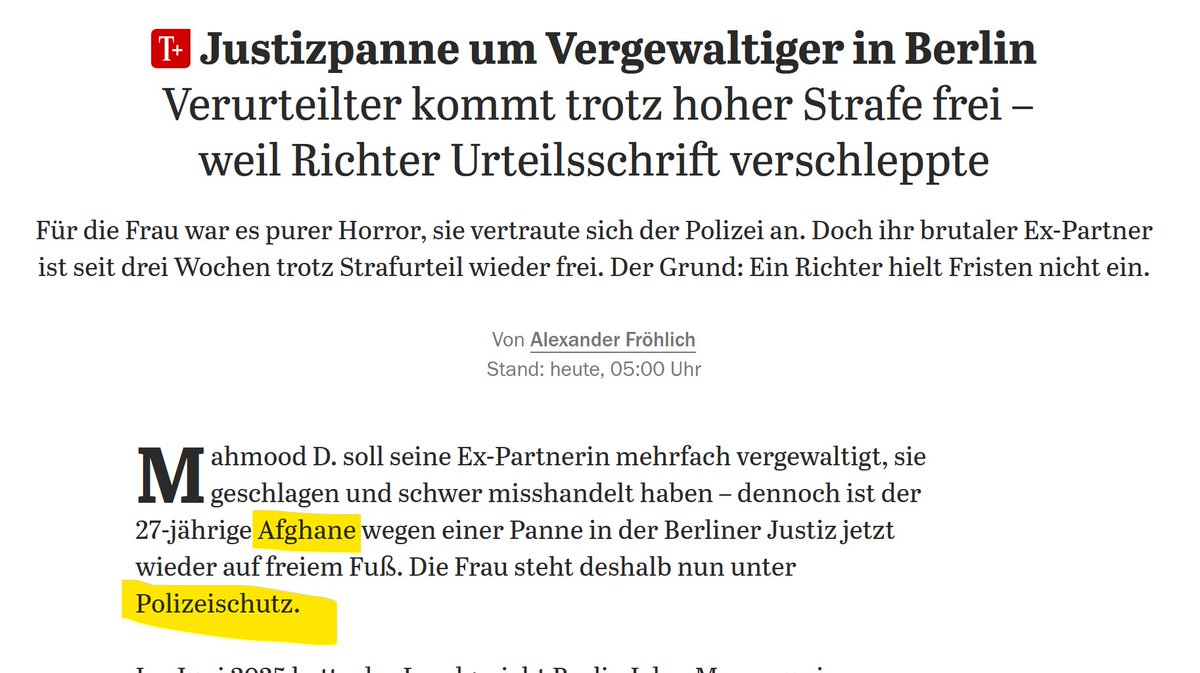 „Die Sicherheit Deutschlands wird auch am Hindukusch verteidigt“ Peter Struck (#SPD).

Bis Januar 2025 hat D über 35.500 afghanische Ortskräfte eingeflogen.

Seit 2015 mindestens 52 Morde durch afghanische Tatverdächtige.