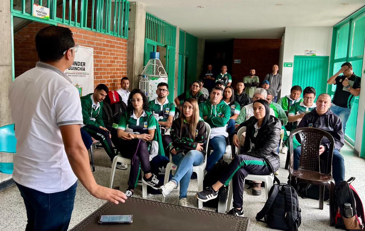 Quinchía también recibió a nuestros profesionales y especialistas para articular esfuerzos y beneficiarse de los programas de la Secretaría de Deporte y Recreación en Risaralda. 

Polos de desarrollo, recreación y actividad física, otras de las apuestas de nuestro Gobernador.