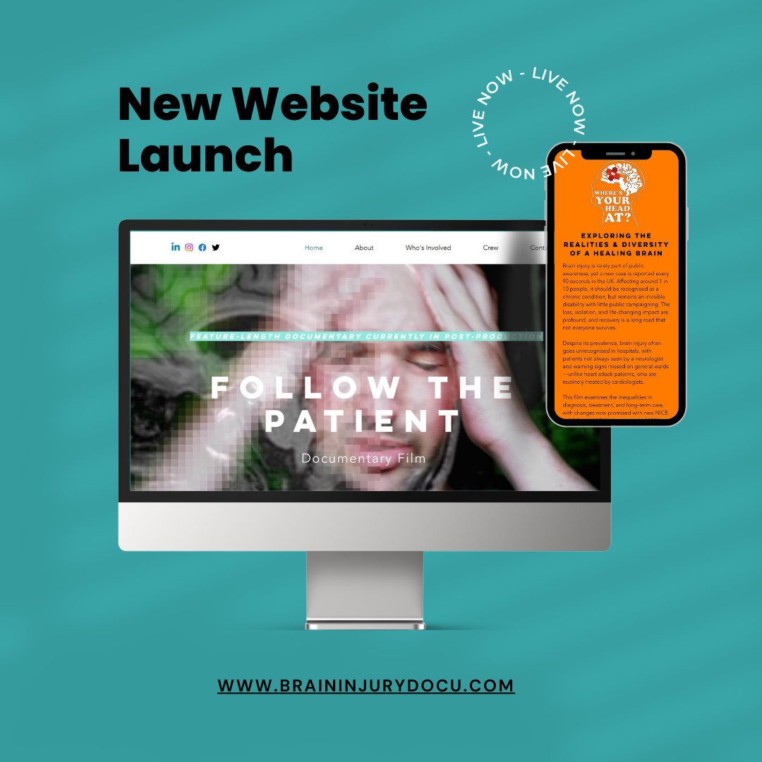 FTP HQ are excited to announce that our new website is officially LIVE! Check out our new hub here: ​braininjurydocu.com​🎯📽️
You still have opportunity to support our post-production process via <a href="/crowdfunderuk/">Crowdfunder UK</a> too! 
#documentary #TBI #ABI #braininjury #crowdfunding #brighton