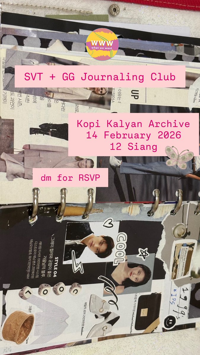 WHAT WE WANT ID JOURNAL CLUB JKT | NEW PAPER PACK tweet media