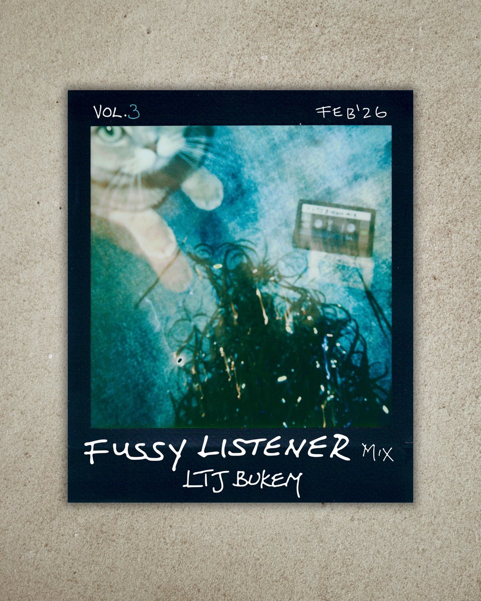 therealLTJbukem's tweet photo. Fussy Listener series continues with another studio mix by yours truly serving you the finest sonic finds of the 170 bpm kind. Stay Fussy.

🔗Listen here ☞ https://t.co/dRfMJnzftm https://t.co/c9OqlFg2pn