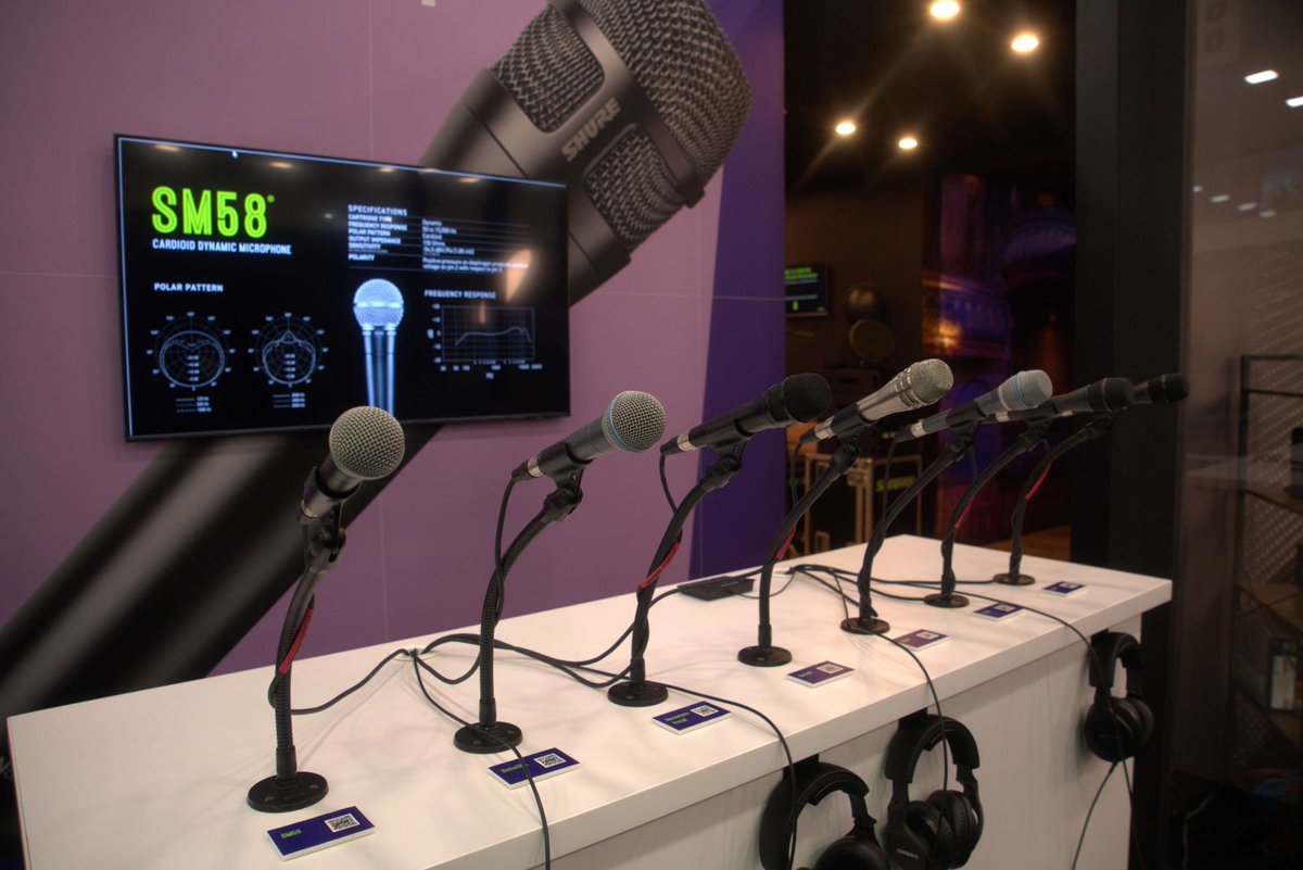 shure's tweet image. Missing the energy from NAMM 2026? 

Dive back into the Shure booth with our dedicated page for the show — explore the gear, the demos, and the moments you might’ve missed.
 
Jump right back into the full Shure experience at NAMM 2026 now: shu.re/4kyibeg