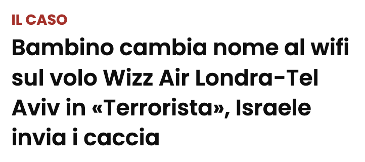 I caccia israeliani erano decollati già a "bambino"