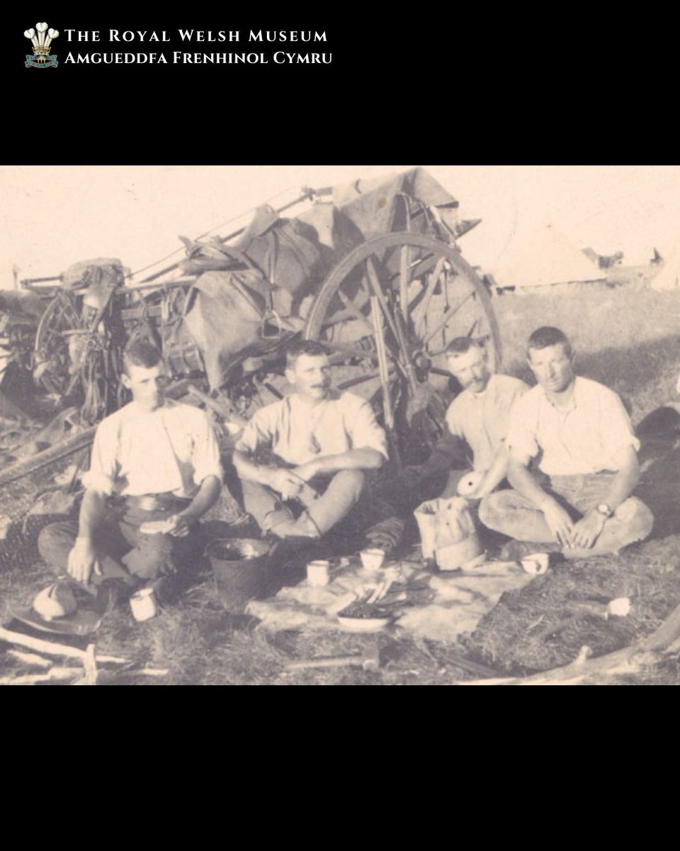 RW_Museum's tweet photo. #Timefortea - this photograph from 1900 shows soldiers of the South Wales Borderers taking a well-earned break during the Boer War in South Africa.
#history #boerwar #photography #archive #collection #museum https://t.co/VurOkfCK2M