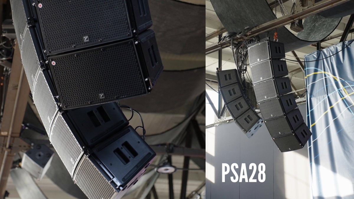 YorkvilleSound's tweet photo. Crystal-clear coverage from the club to the festival stage. Our Paraline PSA28 line array delivers precision and power in a compact build.

#YorkvilleSound #Paraline #LineArray https://t.co/BKeTAzWlqT