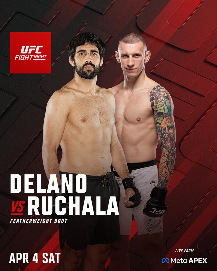 BREAKING!
🇵🇱<a href="/robert_ruchala/">Robert Ruchała</a> vs Jose Delano na #UFCVegas115, 4 kwietnia!