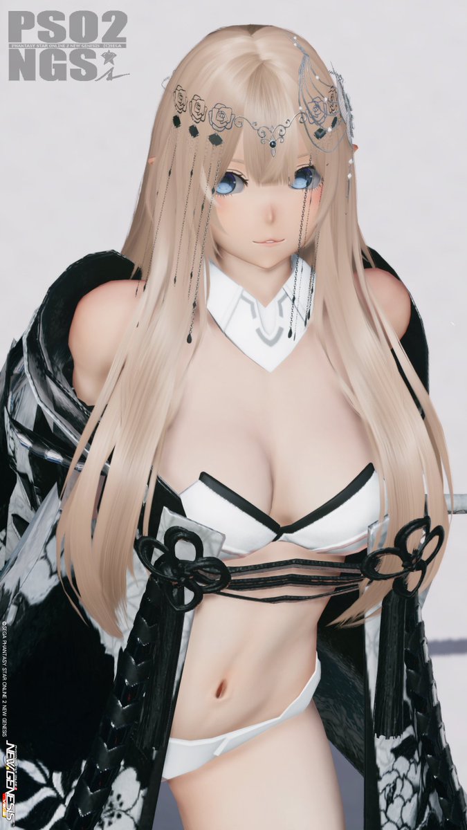 胸元だけ見れば合わせっぽくもなくもない
#PSO2NGS_SS