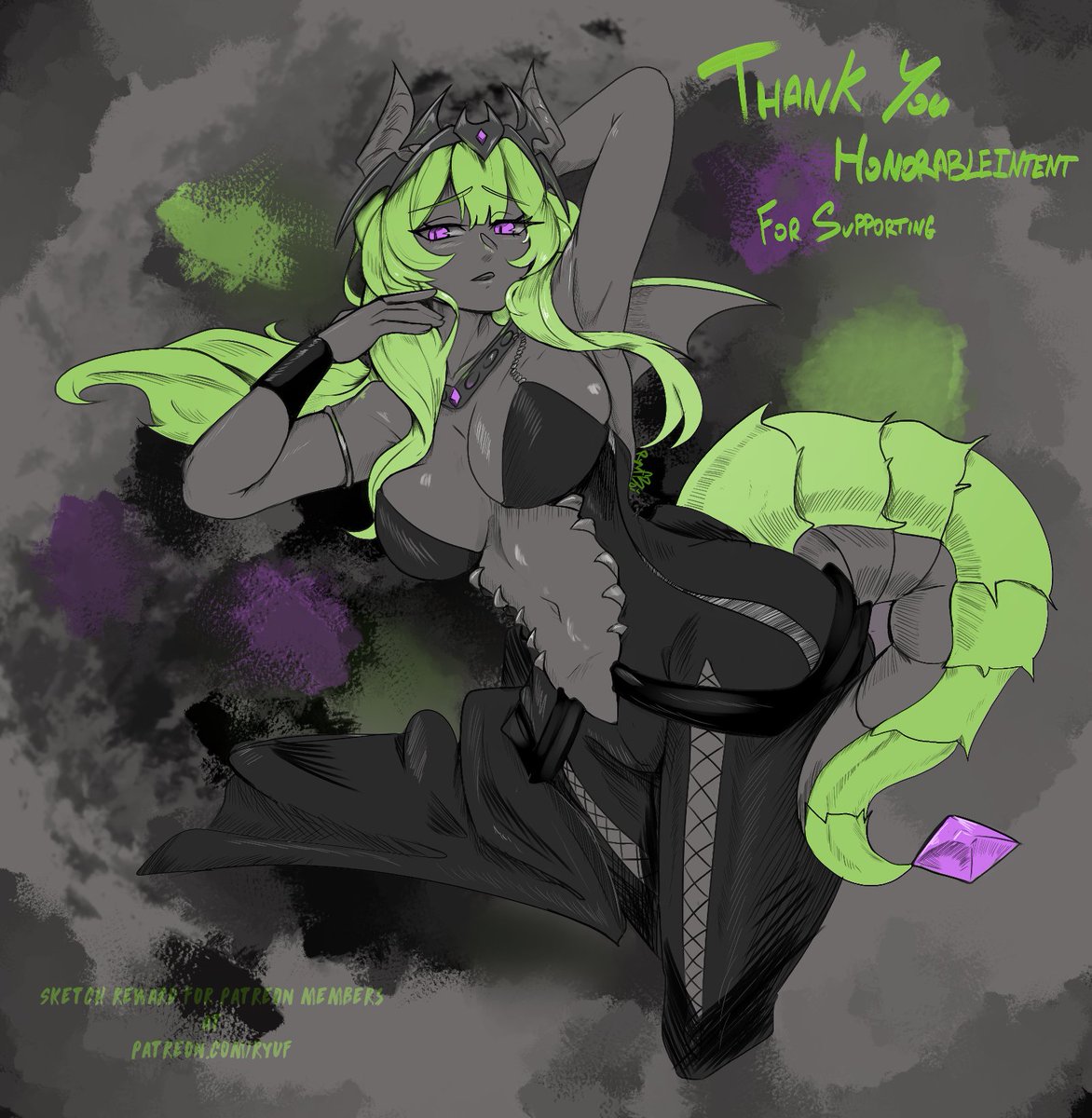 RyufBoi's tweet photo. Broody dragon empress 

#stimillust #glitchstars https://t.co/LkmYgZ7Bjl