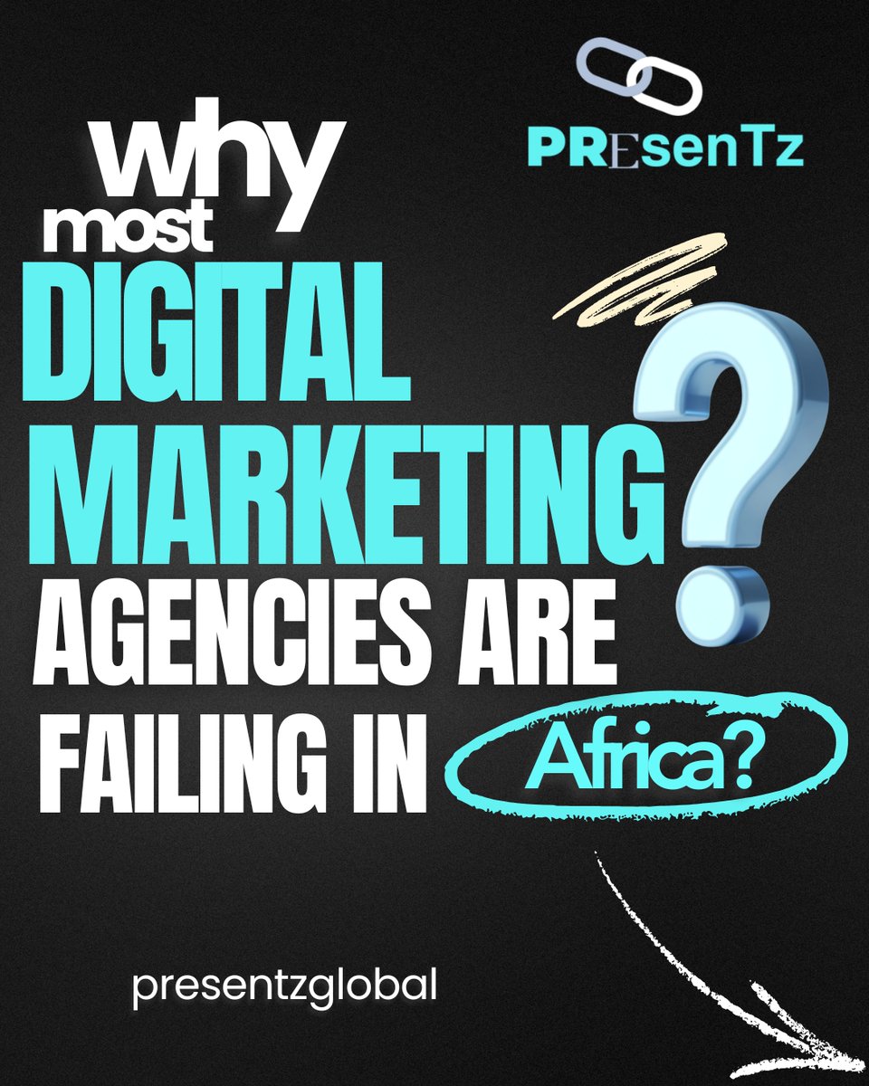 presentzglobal's tweet photo. Most digital marketing agencies are not failing because of talent. They are failing because of weak strategy, poor structure, and the absence of clear accountability. https://t.co/wQ5HPDw4Tn