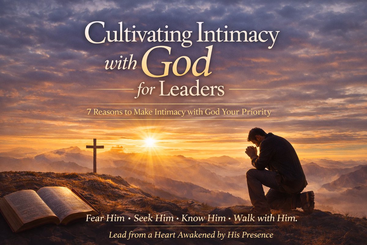 ipointtheway's tweet photo. Cultivating Intimacy with God for Leaders P.1 https://t.co/c0i3Kob6sT https://t.co/4MvHZy0lvi