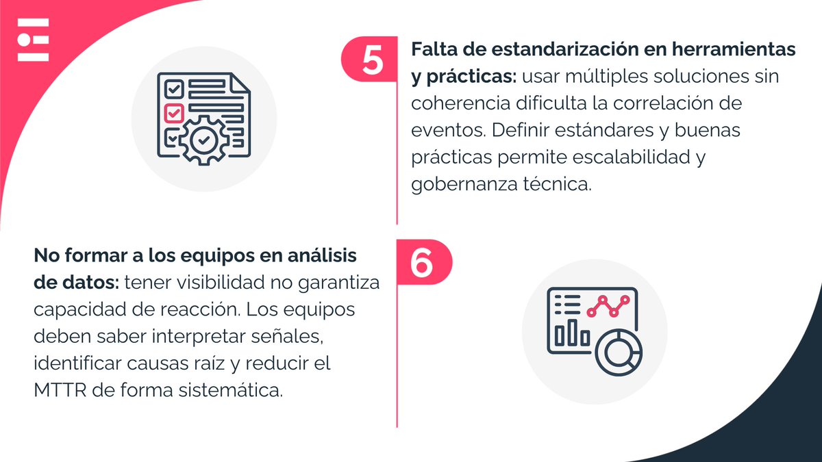SentrioVSM's tweet photo. Implantar #Observabilidad #CloudNative no es poner dashboards.

Errores comunes: confundirla con monitorización, generar telemetría sin estrategia o no alinearla con SLIs y SLOs.

Sin enfoque, solo hay ruido y costes.

👉 https://t.co/HzuG84SQUH
 
#DevOps #ArquitecturaSoftware https://t.co/g42n01DqrW