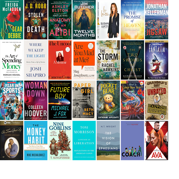 BakerLibrary's tweet photo. This week the Baker County Library District has 86 new books and 35 new movies.  New items include Dear Debbie. https://t.co/G1rKxxdSWp https://t.co/Zk9axuFIUh