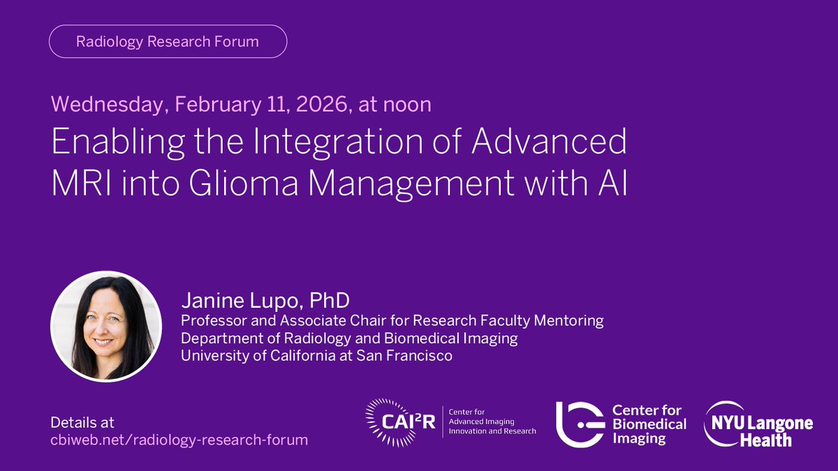 Center for Advanced Imaging Innovation & Research tweet media