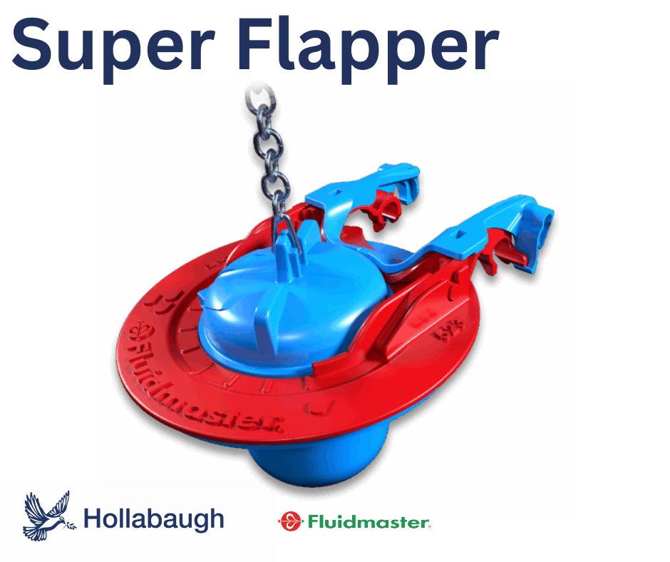 hollabaugh_bros's tweet photo. Fluidmaster's Super Flapper is designed with the pro in mind and built for performance. Built to fit both 2-inch and 3-inch flush valves, this universal flapper eliminates sizing confusion. Just install and go!
Represented in: AK, OR, WA
#fluidmaster #hollabaugh https://t.co/eCUR8Bv0zn