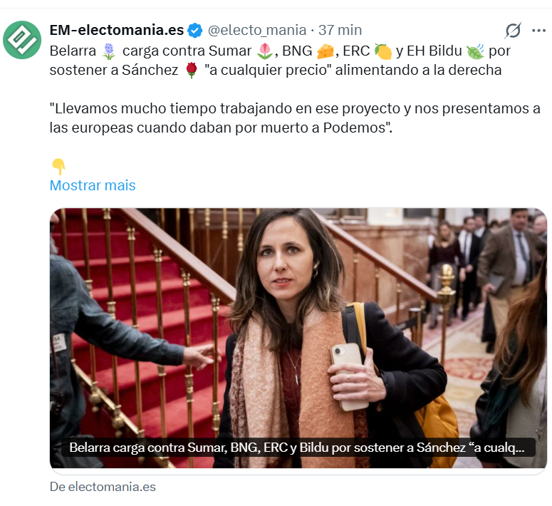 NestorRego's tweet photo. Para alén de ser falso, porque polo menos no BNG nunca tal cousa dixemos nin practicamos, acho que Podemos se está a enganar de inimigo. https://t.co/Ur4q4JiRKn