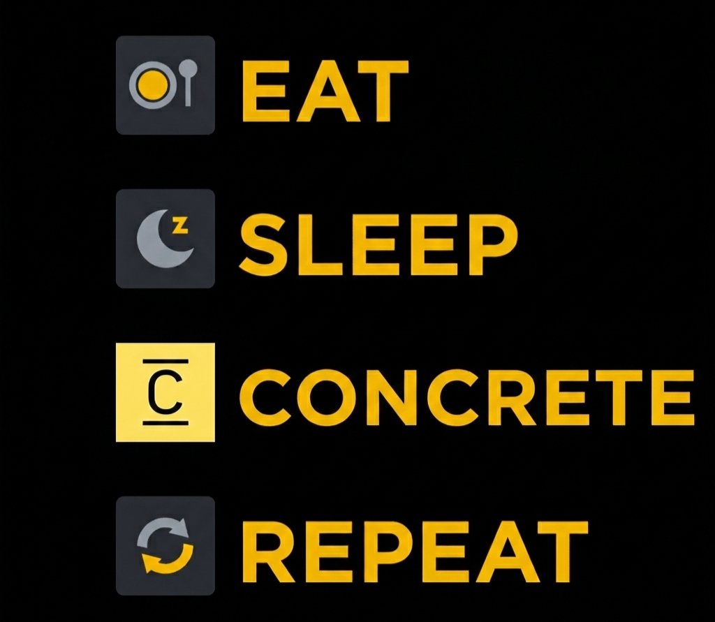 Daily grind simple, just <a href="/ConcreteXYZ/">Concrete</a>.

so what about you?