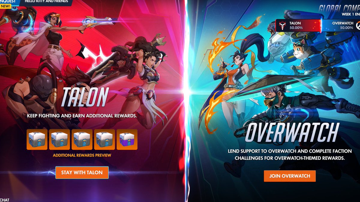 i was gonna switch to OW but if you stay on talon they give you more lootboxes, DONT MIND IF THEY DOOOO