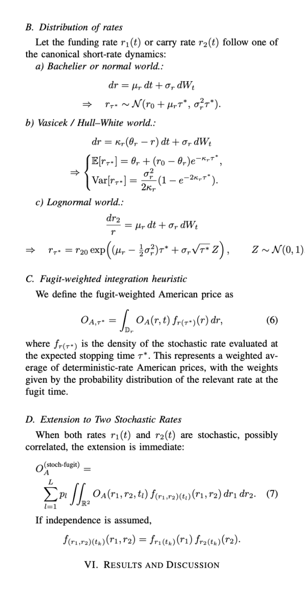 New paper coming: American options and stochastic rates.