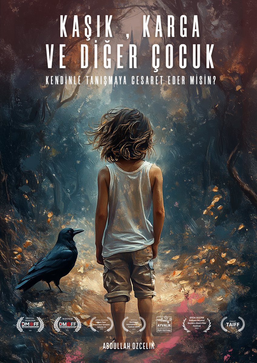 Kaşık, Karga ve Diğer Çocuk" Galatasaray Üniversite'sinin düzenlediği Sinepark KFF film festivaline de başvurdu. Yolun açık olsun çocuk. 🐦‍⬛
