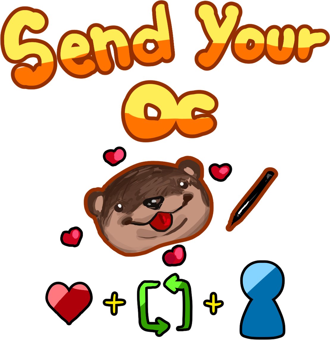 Send me your OCs or characters that you want and I will sketch them.
Tell me their personality so I can draw them.