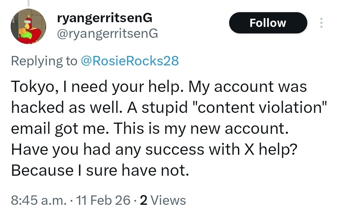 I just received this post from someone claiming to be Ryan. I posted to Ryan's main account asking if this was him and never got a response. Apparently his account hasn't posted anything for over 12 hours so this could be legit.