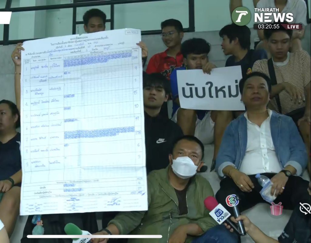 สื่ออยากได้เอนเกจ เป็นล้าน มึงล่าเลยค่ะ อี 7-8 คนที่ลงชื่อ ใบคะแนนนี้ บ้านช่องอยู่ไหน ทำงานอะไร พ่อแม่ชื่ออะไร เป็นแอร์สายการบินไหน เป็นสายการบินที่เรามีหุ้นอยู่หรือเปล่า ต้องการทราบไม่เกินพรุ่งนี้เที่ยง #เลือกตั้ง69 #ชลบุรีเขต1