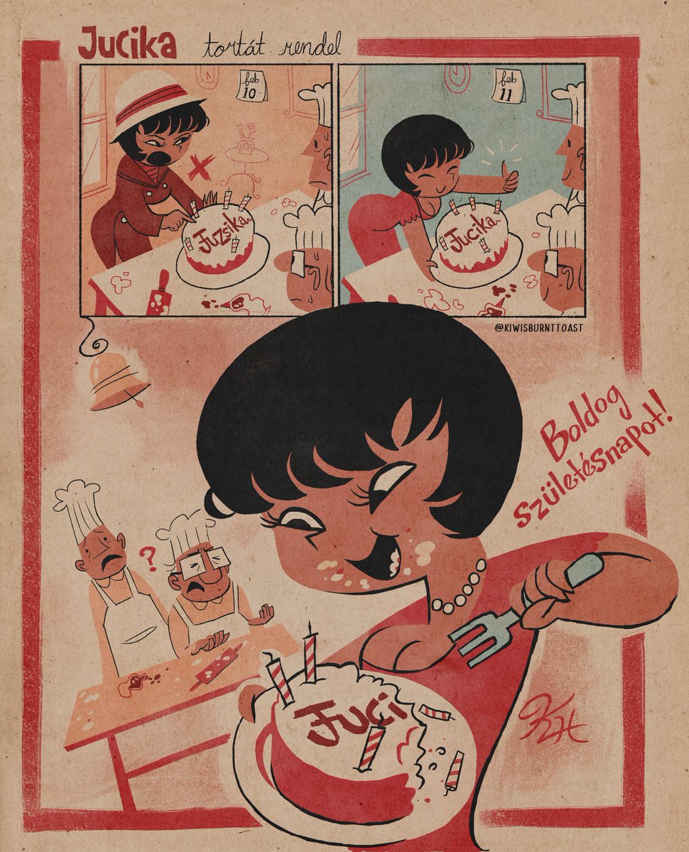 KiwisBurntToast's tweet image. Happy 69th Cake Day! #Jucika