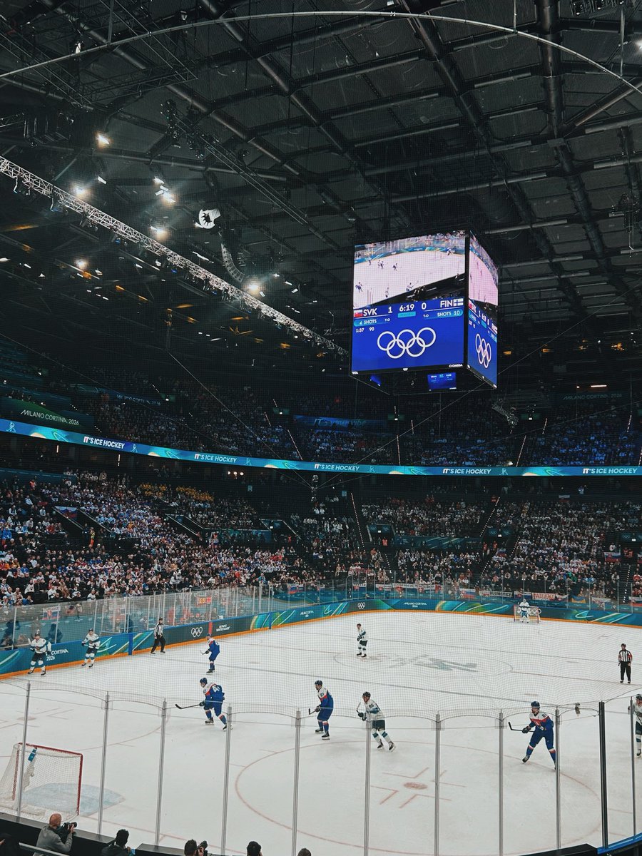 pritty91's tweet photo. Finland vs Slovakia 

 #WinterOlympics #Olimpiadilnvernali2026 https://t.co/GLG1x2FL9B