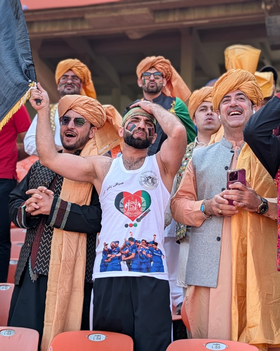 ICC's tweet photo. The ups and downs in the life of an Afghanistan fan today, captured in our Google Pixel Shot of the Day!