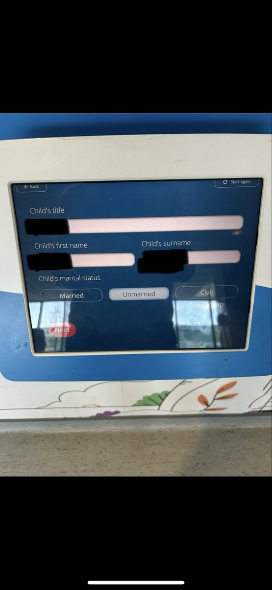 _MYLAGE_'s tweet photo. What the f**k is wrong with this country ?? ‘Child’s marital status’… seriously ??? https://t.co/2JVenB2bFJ