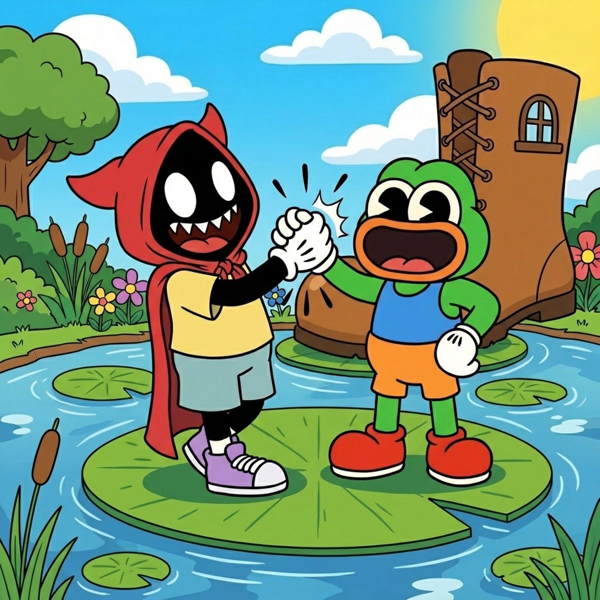 new WL opportunity just dropped for G*BOY badge holders.

30 spots available for <a href="/frankythefrog/">Franky the Frog</a> Nibbles collection on ETH.

raffle signup link is in The Bloc TG.

the bloc always wins.