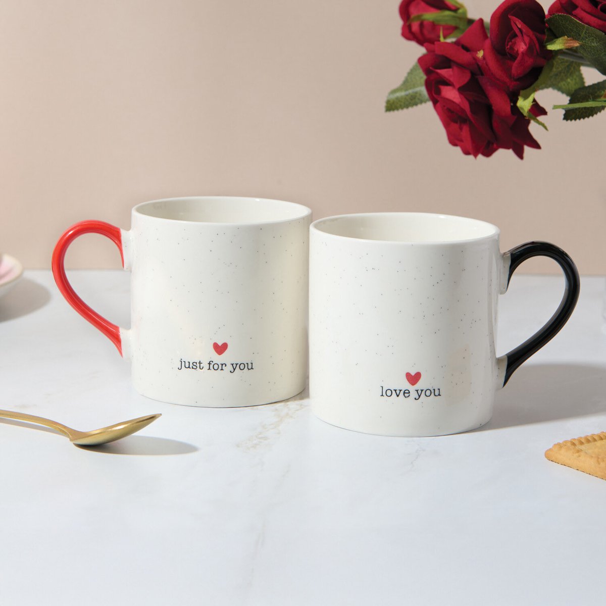 ProductsToShop's tweet image. Just for You Mug Set ❤️ at The Range 
tidd.ly/3MCEouT 

#mugs #Romance #ValentinesDayGifts  #giftideas #aff