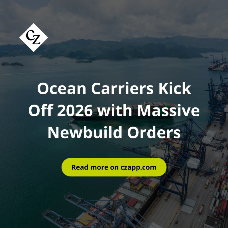 Czapp_portal's tweet photo. Ocean carriers are kicking off 2026 with massive newbuild orders — LNG and dual-fuel vessels that could reshape global liner rankings. MSC leads, Evergreen climbs, and competition is heating up fast. Who’s positioning to dominate the next cycle? Read more here.
