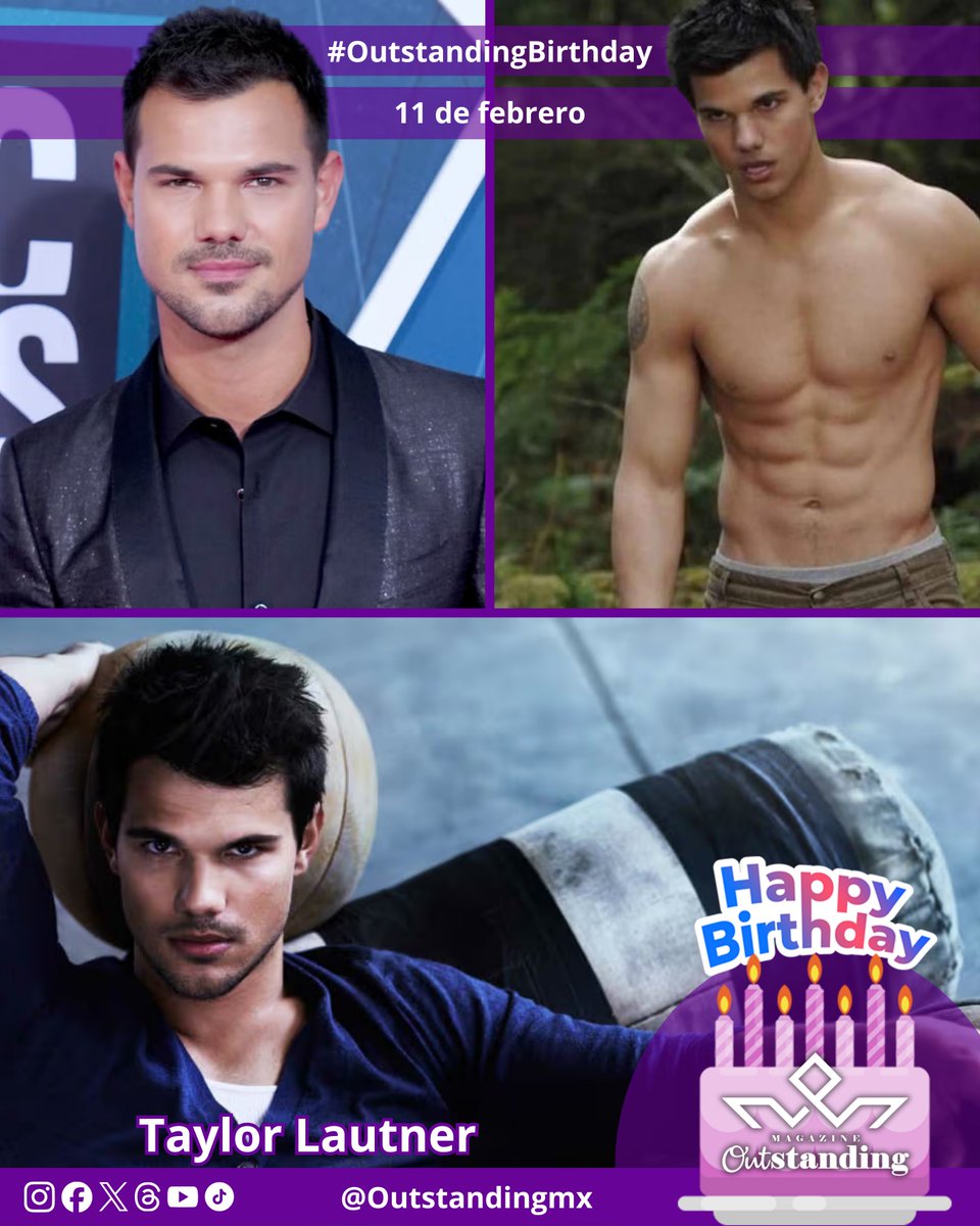 Outstandingmx's tweet image. 🎂 ¡Feliz cumpleaños, Taylor Lautner! 🎂
Actor, modelo y luchador de artes marciales.

#OutstandingBirthday #OutstandingMan #TaylorLautner