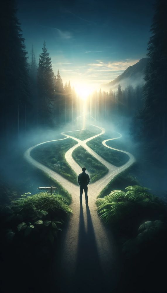 遠回りに見える道が、
一番近道だったりする。

焦って一直線に進むより、
立ち止まって、見方を変えて、違う道を選ぶこと。

それって決して「遅れてる」ことじゃない。
むしろ、一番賢い生き方だったりする。

誰にも見えてないルートを、
自分だけの地図で進もう。
#遠回りが近道