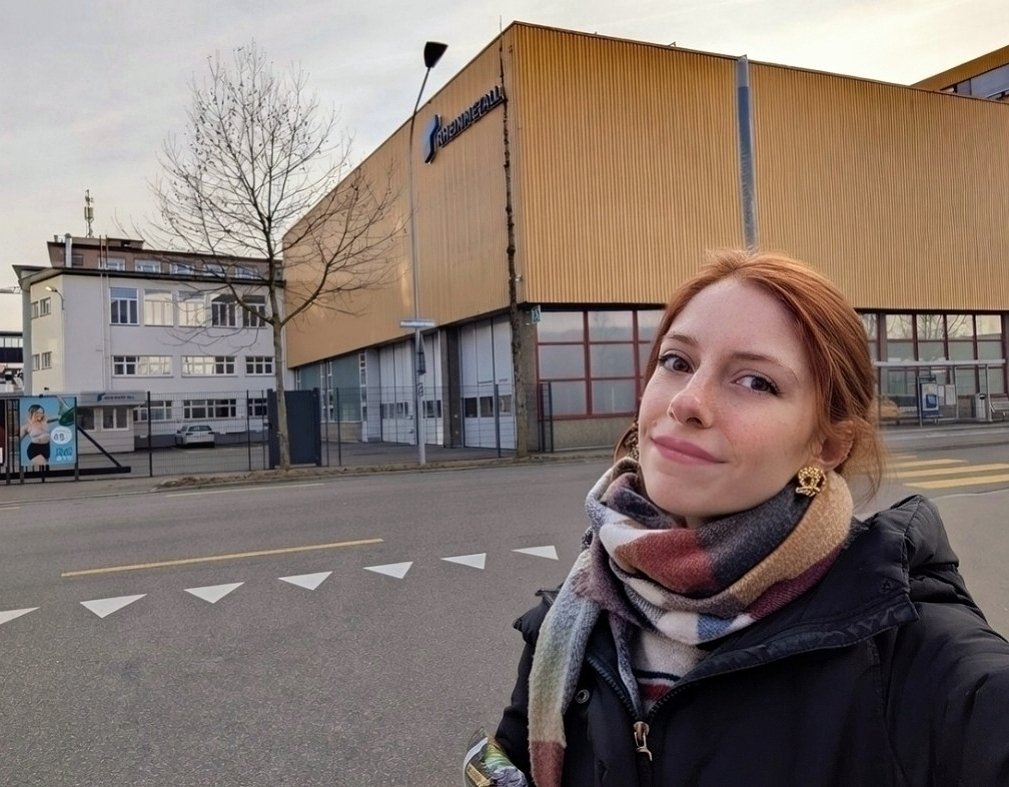 This petite factory behind me in the middle of Zurich looks innocent, but it's actually a big weapons company called Rheinmetall. 👀🦋🍄

We all know about Switzerland's neutrality, but during World War II, Switzerland sold weapons to both Allies and Axis, their 20mm cannons