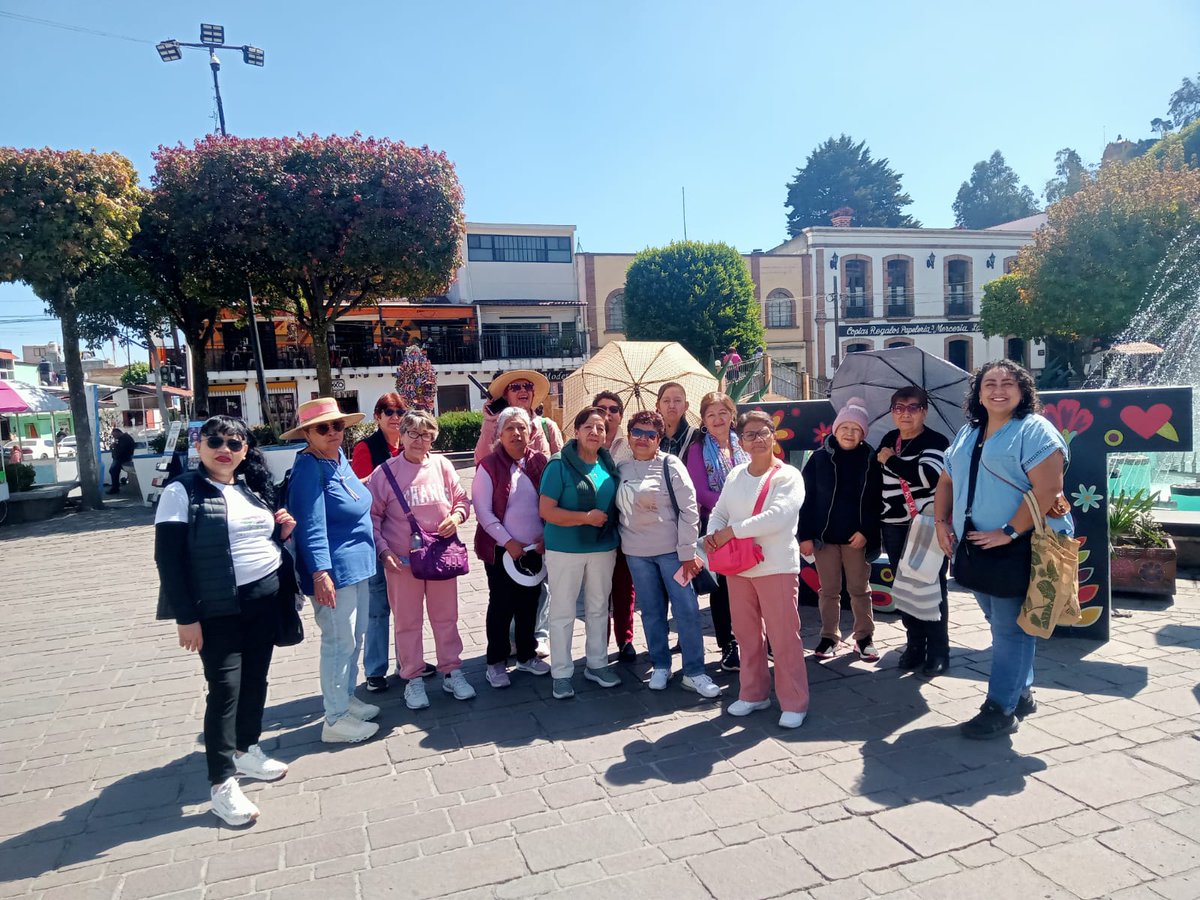 #PuebloMagicoMetepec, nuestro Pueblo Mágico dio la bienvenida a un grupo de visitantes de Cuautitlán Izcalli, quienes disfrutaron de las artesanías y de los lugares emblemáticos de Metepec.