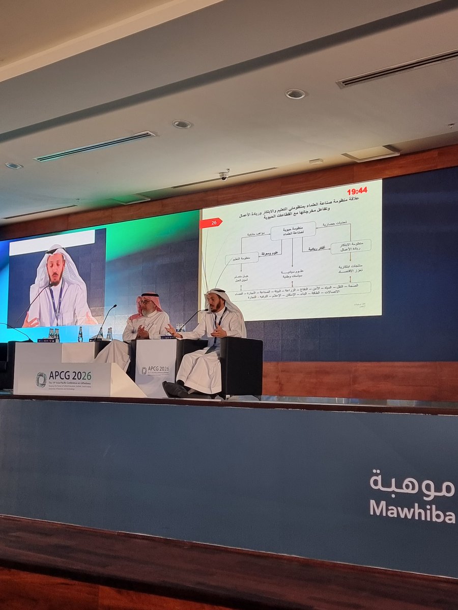 اليوم الرابع والأخير من المؤتمر الآسيوي التاسع عشر للموهبة والإبداع (APCG 2026):
نحو بناء منظومات مستدامة لاكتشاف وتنمية الموهبة
<a href="/apcg2026/">The 19th Asia-Pacific Conference on Giftedness</a> 
<a href="/UBT_EDU/">جامعة الأعمال والتكنولوجيا UBT</a> 
linkedin.com/posts/dr-saljo…
#apcg2026 
#Giftedness 
#الموهبة_والإبداع 
#موهبة