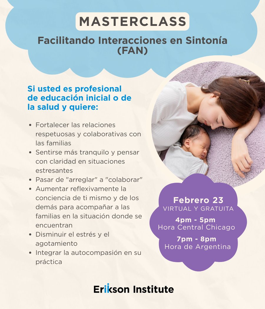 Erikson Institute tweet media