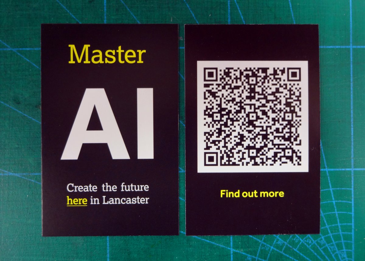 Master AI 🤖 info cards 🖨️ for Simon
